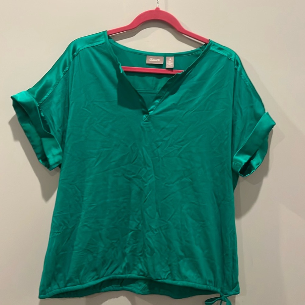 Chicos Short Sleeve Blouse